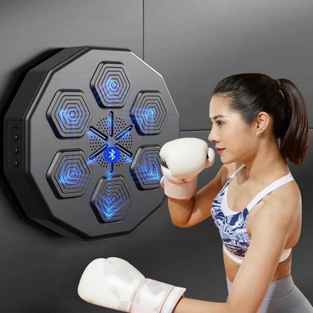 Intelligent Music Boxing Machine – Wall-Mounted Training Equipment with Bluetooth & LED Lights