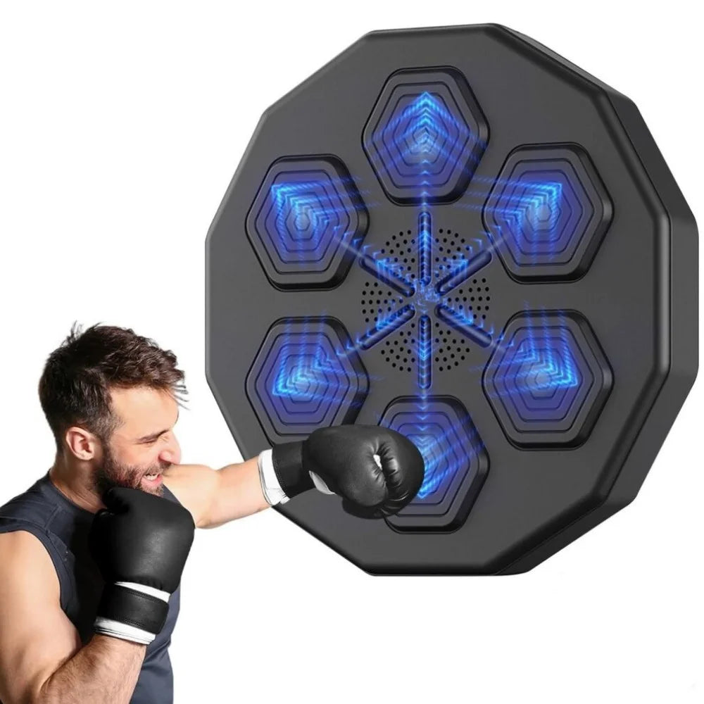 Intelligent Music Boxing Machine – Wall-Mounted Training Equipment with Bluetooth & LED Lights